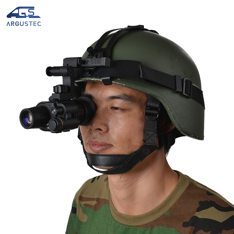 Argustec頭盔類型夜視鏡，用於野生動植物狩獵成像相機