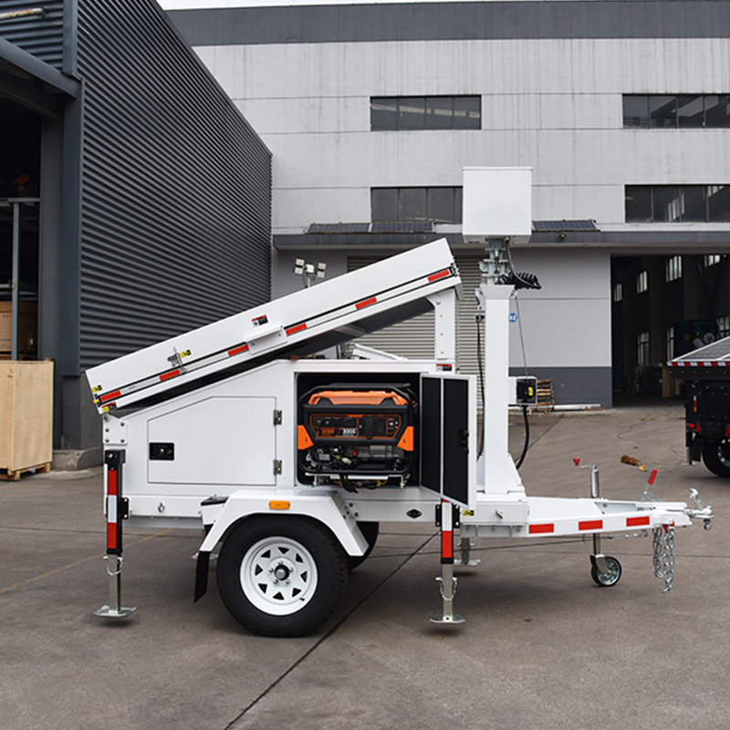 Argustec移動太陽能燈塔用於工作場所